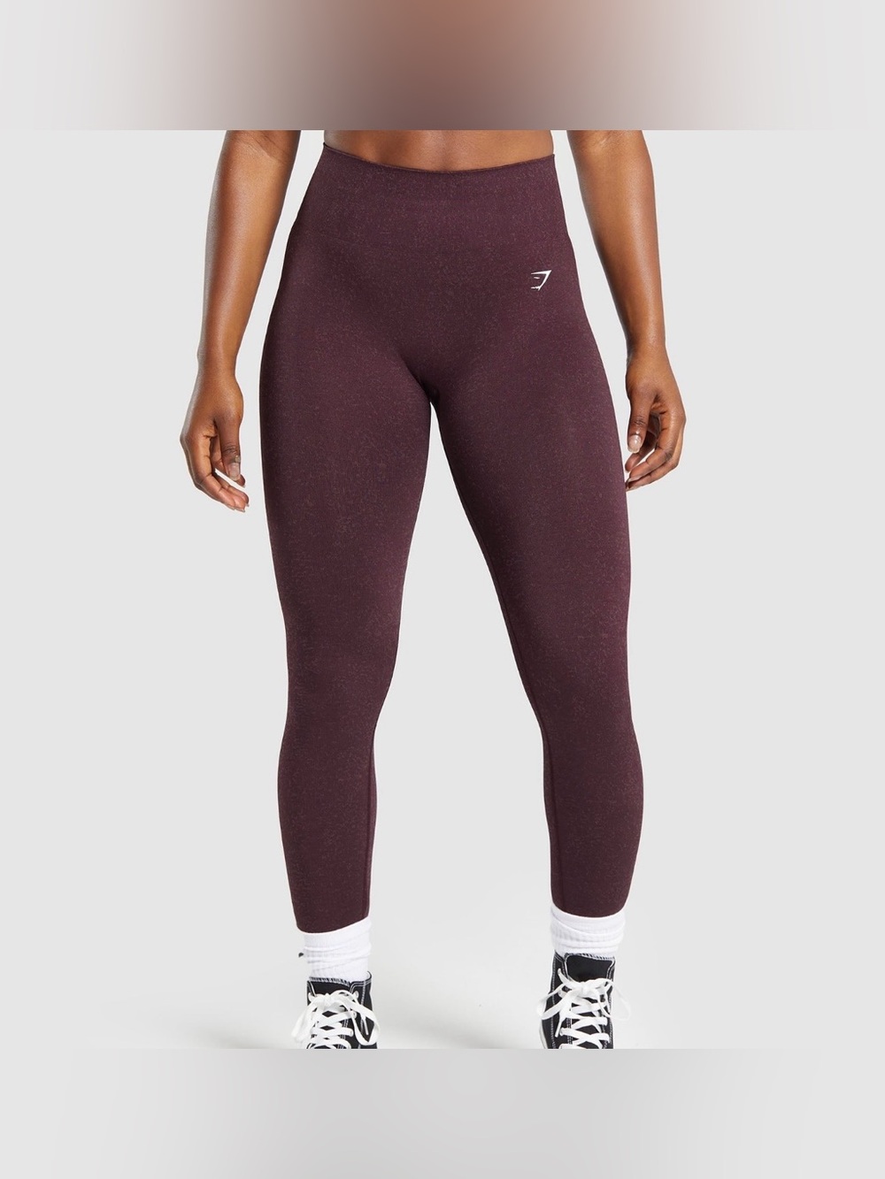 Gymshark Adapt Fleck Seamless High Waisted Leggings Cherry Purple Maroon S